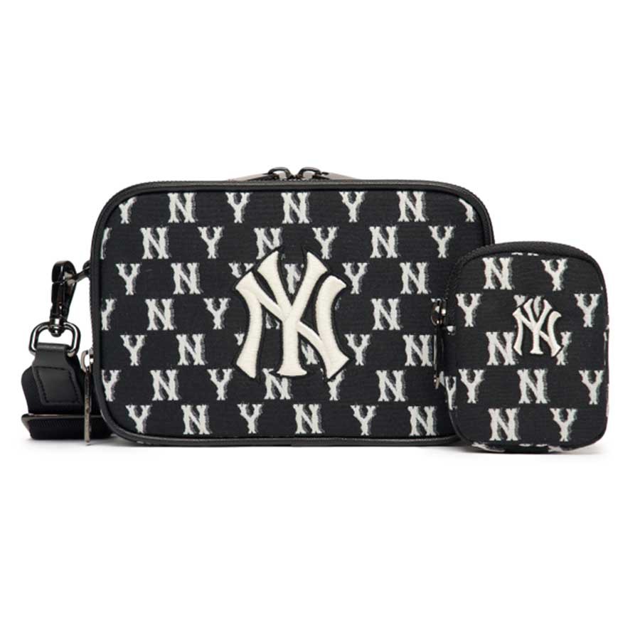 Túi Đeo Chéo MLB Monogram Jacquard Mini Cross Bag New Your Yankees  32BGDM11150N  Sneaker Daily